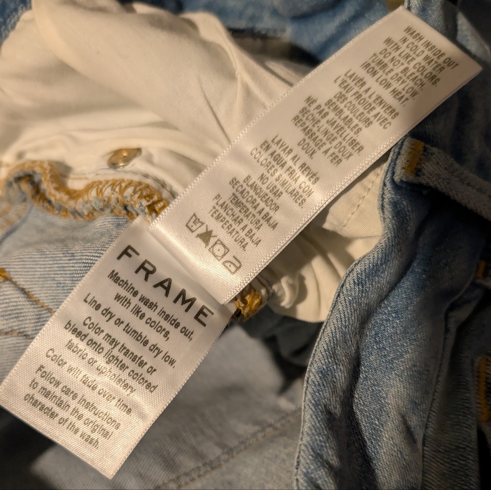 FRAME DENIM MINI BOOT JEANS IN ZUNI WASH.NWT! - Picture 7 of 17